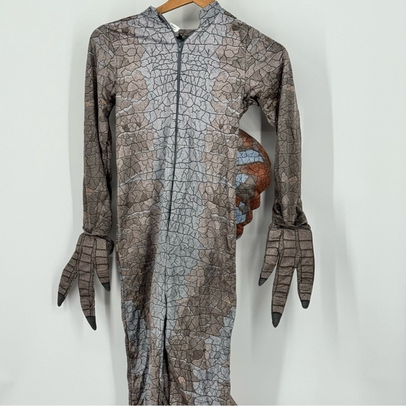 Kids Spinosaurus Dinosaur Halloween Costume Deess Up Boys Medium Incomplete - Picture 3 of 11